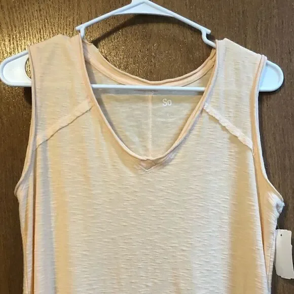 SO Light Orange Dress with pockets size Small - Picture 6 of 7